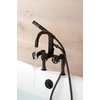 image:imageKingston Brass AE8407CG Fuller 7Inch Deck Mount Clawfoot Tub Faucet Brushed BrassOil Rubbed Bronze