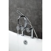 image:imageKingston Brass AE8407CG Fuller 7Inch Deck Mount Clawfoot Tub Faucet Brushed BrassPolished Chrome