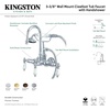 image:imageKingston Brass CC10T1 Vintage Leg Tub Filler with Hand Shower 434Inch Polished ChromePolished Chrome