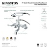 image:imageKingston Brass CC203T5 Vintage 7Inch Deck Mount Tub Faucet Oil Rubbed BronzeOil Rubbed Bronze