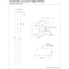 image:imageKingston Brass CC43107DLTKF20 Modern Plumbing Toilet Trim Kit 12 IPS x 38 OD Comp Brushed Brass