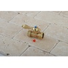 image:imageKingston Brass CC44158 Quarter Turn Valve 12 FIP X 12 or 716Inch Slip Joint Brushed NickelPolished Brass