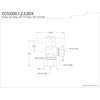 image:imageKingston Brass CC53302DX Concord 58 x 38 OD Comp Quarter Turn Angle Stop Valve Polished Brass
