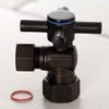 image:imageKingston Brass CC54405DX Concord 58 x 12 OD Comp Quarter Turn Angle Stop Valve Oil Rubbed BronzePolished Brass