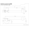 image:imageKingston Brass CC6127 112 PTrap with Box Flange 19 Length 18 Gauge Brushed BrassBrushed Nickel