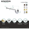 image:imageKingston Brass CC7126 112 PTrap with Bell Flange 24 Length 18 Gauge Polished NickelPolished Nickel