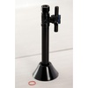 image:imageKingston Brass CC83255DX Concord 12 Sweat x 38 OD Comp Straight Shut Off Valve with 5 Extension Oil Rubbed BronzeMatte Black