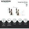 image:imageKingston Brass CCK44155AX Straight Stop Shutoff Valve Oil Rubbed BronzeBrushed Nickel