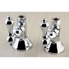 image:imageKingston Brass CCK44155AX Straight Stop Shutoff Valve Oil Rubbed BronzePolished Chrome