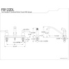 image:imageKingston Brass FB122DL Concord 8 Centerset Kitchen Faucet Polished Chrome 1025 x 769 x 556