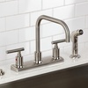 image:imageKingston Brass FB2135CML Manhattan 8 Centerset Kitchen Faucet Oil Rubbed BronzeBrushed Nickel