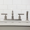 image:imageKingston Brass FB2135CML Manhattan 8 Centerset Kitchen Faucet Oil Rubbed BronzeBrushed Nickel