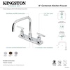 image:imageKingston Brass FB2135CML Manhattan 8 Centerset Kitchen Faucet Oil Rubbed BronzeOil Rubbed Bronze