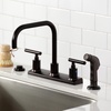 image:imageKingston Brass FB2135CML Manhattan 8 Centerset Kitchen Faucet Oil Rubbed BronzeOil Rubbed Bronze