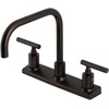 image:imageKingston Brass FB2135CML Manhattan 8 Centerset Kitchen Faucet Oil Rubbed BronzeOil Rubbed Bronze