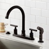 image:imageKingston Brass FB2135CML Manhattan 8 Centerset Kitchen Faucet Oil Rubbed BronzeOil Rubbed Bronze