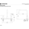 image:imageKingston Brass FB2135CML Manhattan 8 Centerset Kitchen Faucet Oil Rubbed BronzeOil Rubbed Bronze