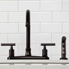 image:imageKingston Brass FB2135CML Manhattan 8 Centerset Kitchen Faucet Oil Rubbed BronzeOil Rubbed Bronze