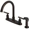 image:imageKingston Brass FB2135CML Manhattan 8 Centerset Kitchen Faucet Oil Rubbed BronzeOil Rubbed Bronze