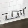 image:imageKingston Brass FB2135CML Manhattan 8 Centerset Kitchen Faucet Oil Rubbed BronzePolished Chrome