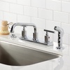 image:imageKingston Brass FB2135CML Manhattan 8 Centerset Kitchen Faucet Oil Rubbed BronzePolished Chrome