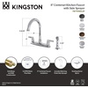 image:imageKingston Brass FB7798NDLSP NuvoFusion 8Inch Centerset Kitchen Faucet with Sprayer Brushed Nickel
