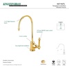 image:imageKingston Brass Gourmetier KS7192TL Templeton Single Handle Water Filtration Faucet Polished Brass 6Inch spout reachPolished Brass