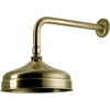 image:imageKingston Brass K124K35 Trimscape 8 Round Raindrop Brass Shower Head with 12 Shower Arm Oil Rubbed BronzeAntique Brass