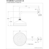 image:imageKingston Brass K124K35 Trimscape 8 Round Raindrop Brass Shower Head with 12 Shower Arm Oil Rubbed BronzeBrushed Brass