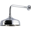 image:imageKingston Brass K124K35 Trimscape 8 Round Raindrop Brass Shower Head with 12 Shower Arm Oil Rubbed BronzePolished Chrome