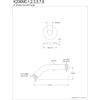 image:imageKingston Brass K206M2 6Inch Shower Arm with Round Flange in Polished BrassOil Rubbed Bronze