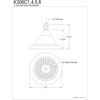 image:imageKingston Brass K306C8 Vintage 6Inch Round Raindrop Brass Shower Head in Brushed NickelBrushed Nickel