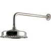 image:imageKingston Brass K324K23 Trimscape 8 Round Brass Shower Head with 17 Ceiling Mounted Shower Arm Antique BrassBrushed Nickel