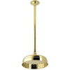 image:imageKingston Brass K324K23 Trimscape 8 Round Brass Shower Head with 17 Ceiling Mounted Shower Arm Antique BrassPolished Brass