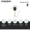 image:imageKingston Brass K511PB Heritage Dishwasher Air Gap Polished BrassOil Rubbed Bronze