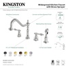 image:imageKingston Brass KB1790TALBS Tudor Widespread Kitchen Faucet Matte BlackMatte Black