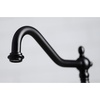 image:imageKingston Brass KB1793AXBS Widespread Kitchen Faucet Antique BrassMatte Black