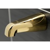 image:imageKingston Brass KB248AX Twin Handle Tub and Shower Faucet with Decor Cross Handle Satin Nickel5Inch Spout ReachPolished Brass