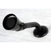 image:imageKingston Brass KB3637AX Restoration SingleHandle Pressure Balanced Tub and Shower Faucet in Brushed BrassMatte Black