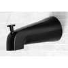 image:imageKingston Brass KB666PLAC Vintage DoubleHandle Pressure Balanced Tub and Shower Faucet in Antique CopperMatte Black