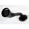 image:imageKingston Brass KB666PLAC Vintage DoubleHandle Pressure Balanced Tub and Shower Faucet in Antique CopperMatte Black