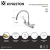image:imageKingston Brass KB6791LLLS 8Inch Centerset Kitchen Faucet Polished ChromePolished Chrome