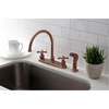 image:imageKingston Brass KB726AXSP Vintage 8Inch Centerset Kitchen Faucet Antique CopperAntique Copper