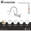 image:imageKingston Brass KB796LS Magellan Centerset Kitchen Faucet Antique CopperAntique Copper
