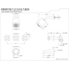 image:imageKingston Brass KBX8137DX Concord TripleHandle Tub and Shower Faucet in Brushed BrassPolished Brass