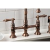 image:imageKingston Brass KS127ALBSAC Heritage Bridge Kitchen Faucet Antique Copper 1388 x 856 x 1313Antique Copper