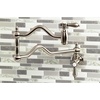 image:imageKingston Brass KS2102BAL Heirloom TwoHandle Pot Filler in Polished BrassBrushed Nickel