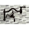 image:imageKingston Brass KS2102BAL Heirloom TwoHandle Pot Filler in Polished BrassOil Rubbed Bronze