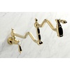 image:imageKingston Brass KS2102BAL Heirloom TwoHandle Pot Filler in Polished BrassPolished Brass