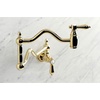 image:imageKingston Brass KS2102BAL Heirloom TwoHandle Pot Filler in Polished BrassPolished Brass